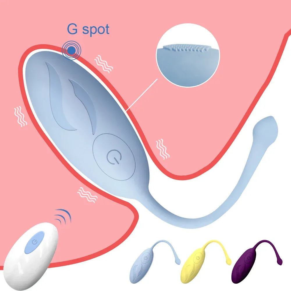 10-Speed Wireless Vibrating Egg for Vaginal & Anal