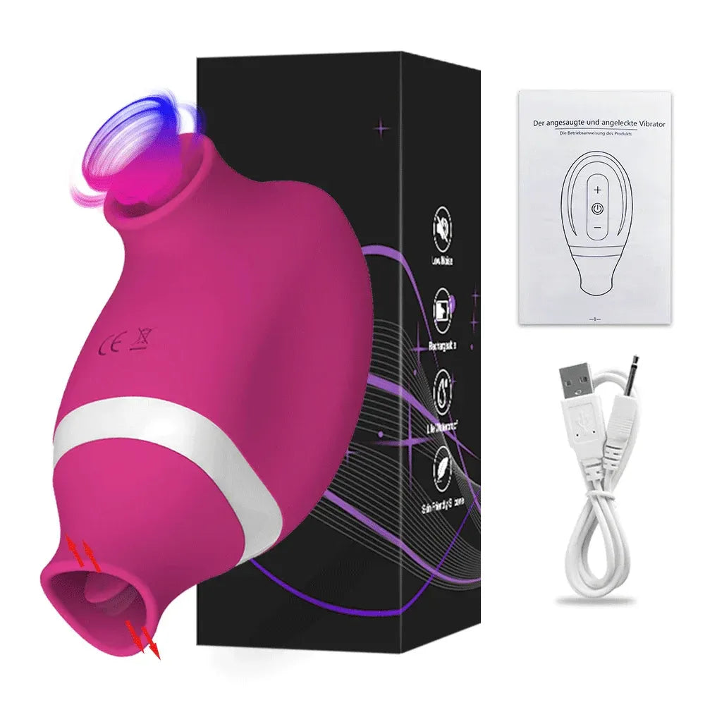 2-in-1 Clit Sucker & Vibrator for Double Stimulation