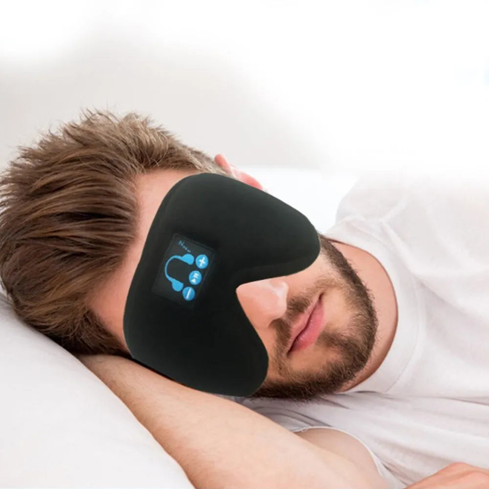 Vibe Geeks Bluetooth Sleeping Eye Mask and Headphones - USB