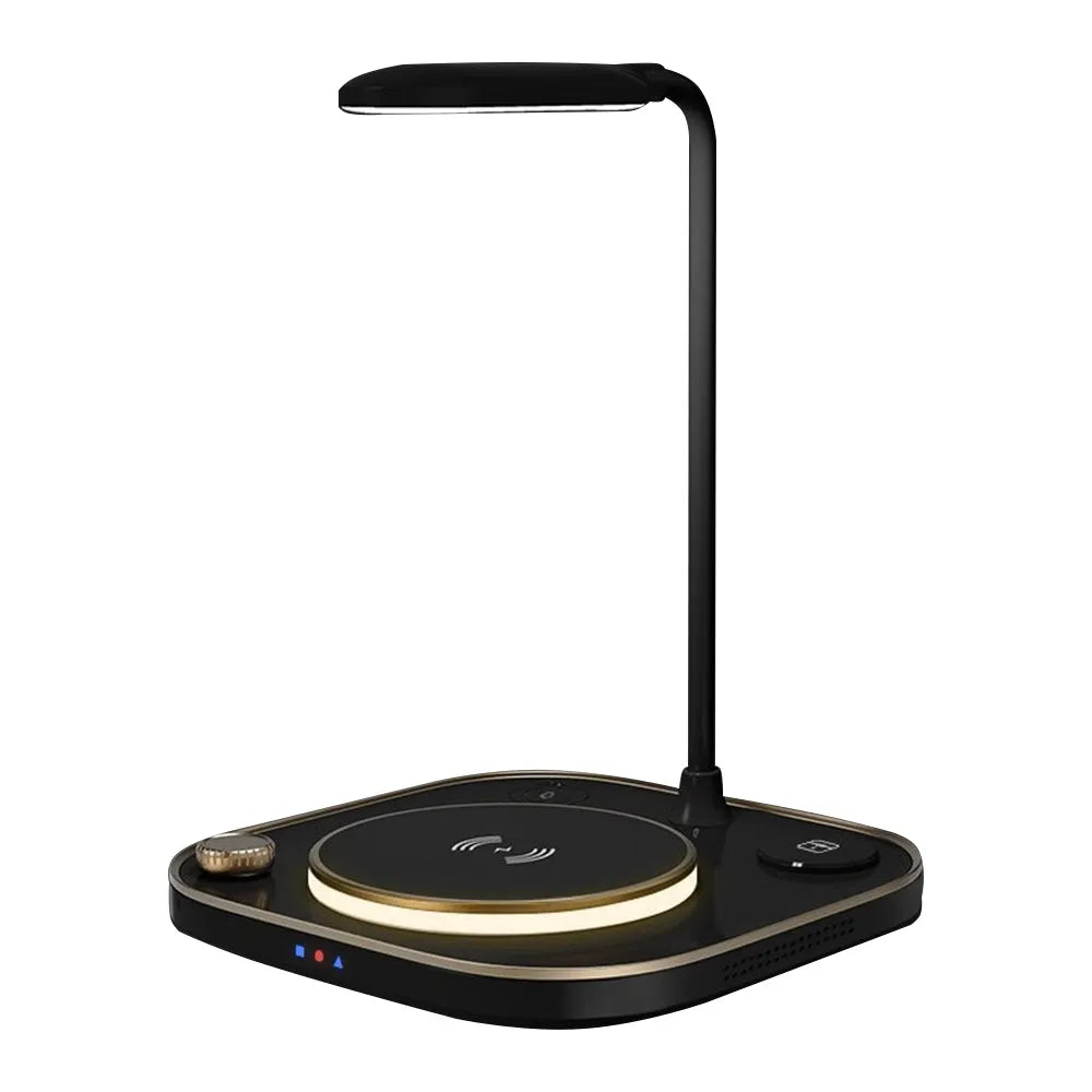 Vibe Geeks 4 in 1 Wireless Charger and Desk Lamp Light-