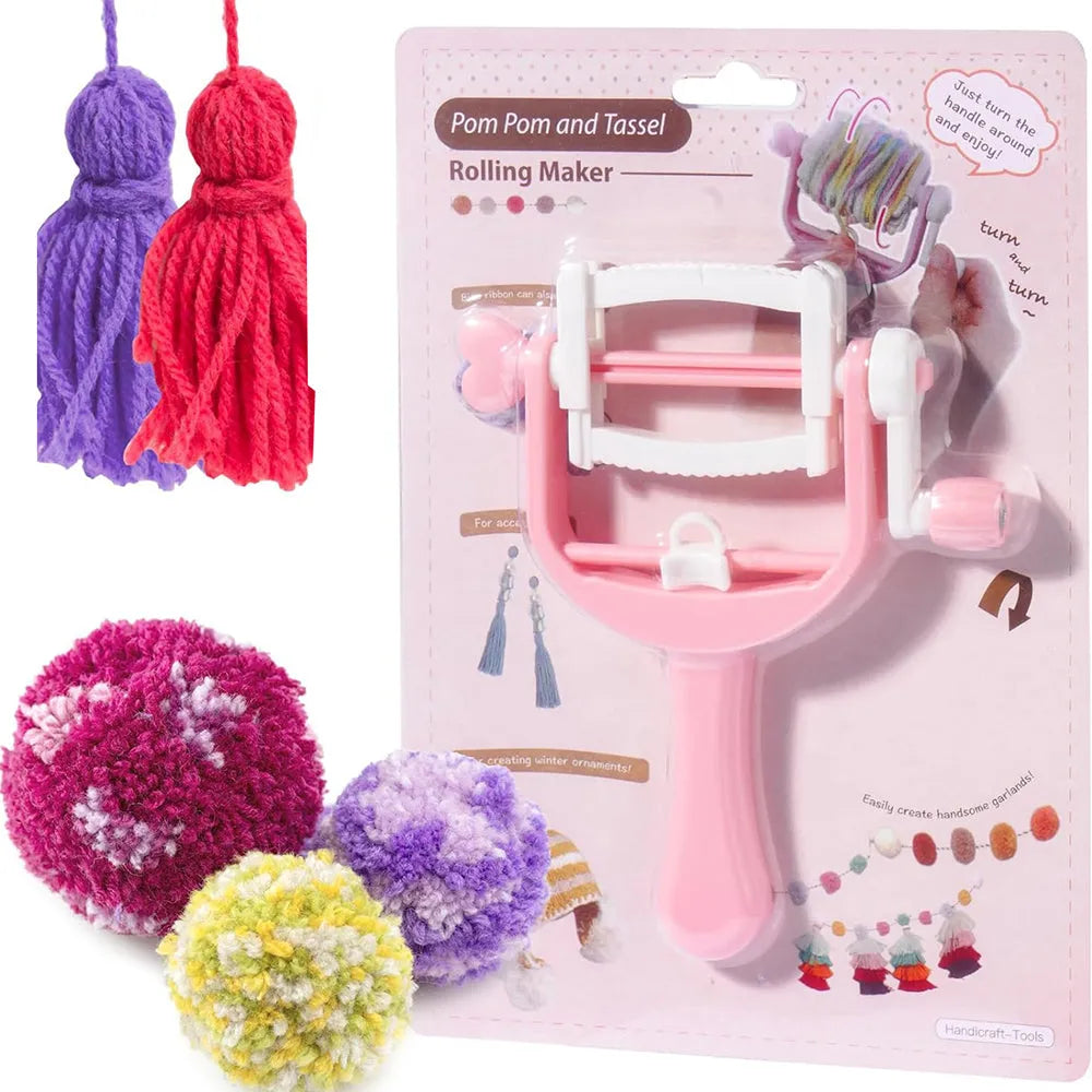 Vibe Geeks DIY Wool Yarn Craft Tassel and Pompom Maker Tool