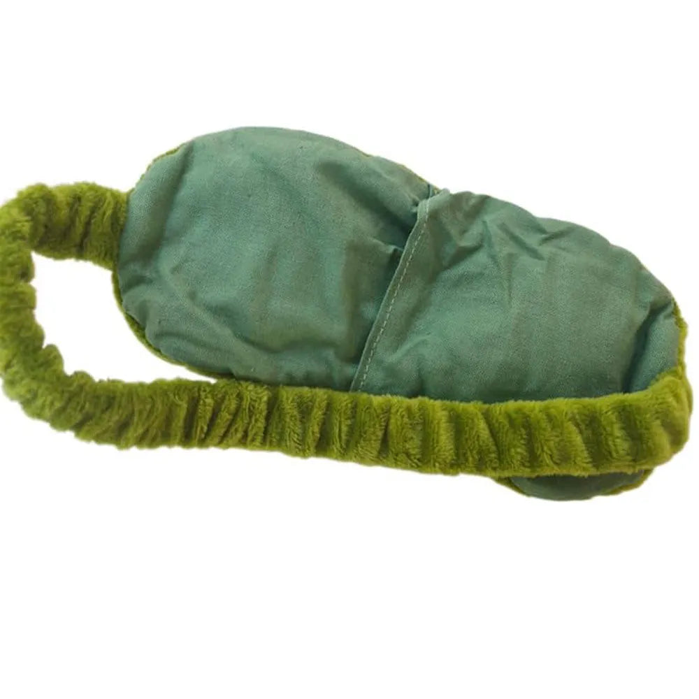 Vibe Geeks Cute Contoured Blackout Frog 3D Sleep Eye Mask