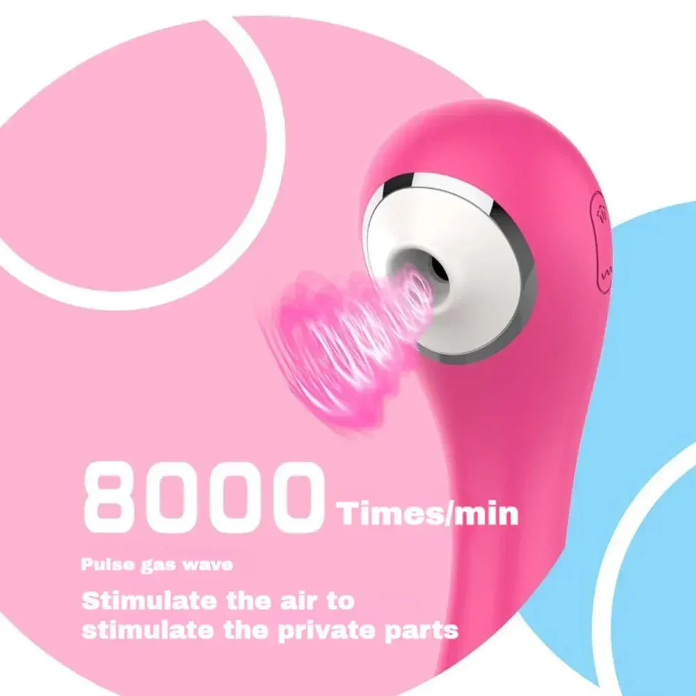 2In1 Suction & Vibration Toy For Women Clit & Nipple