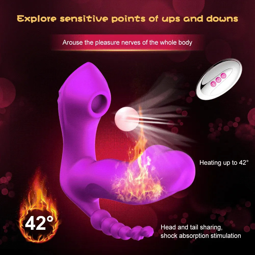 3 In 1 Wearable Vibrator For Ucking Anal Clitoral