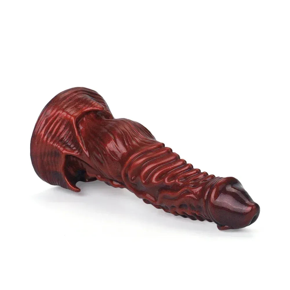 9.3 Inch Thick Silicone Dragon Dildo With Suction Cup