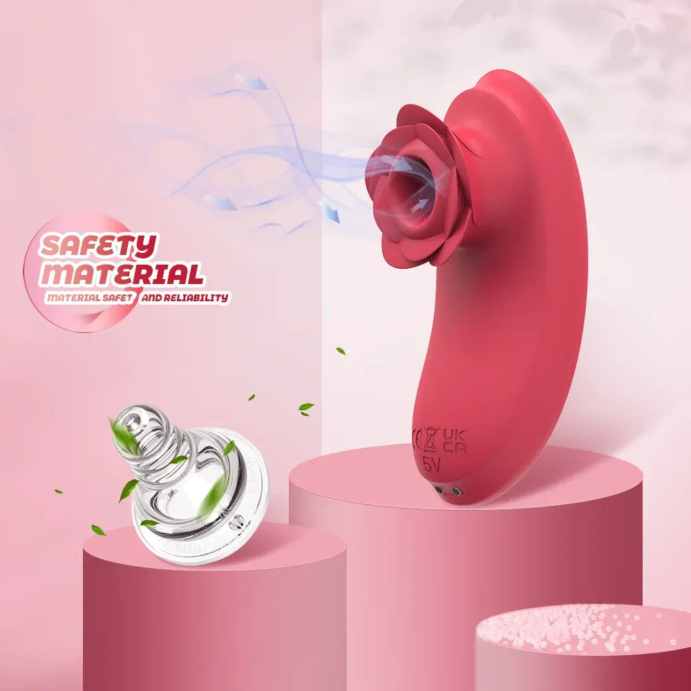 9 Mode Rose Sucking Vibrator for Women