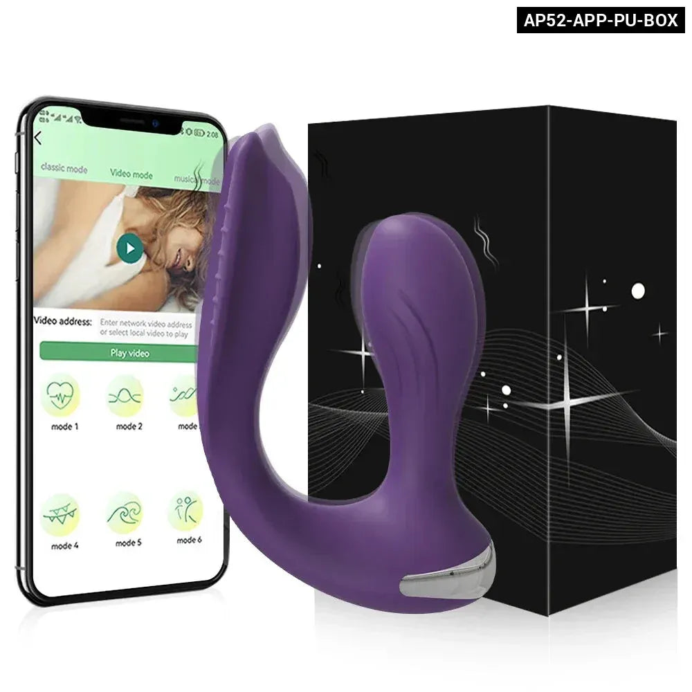 App Control Dual Ended Vibrator for Women Clit Anal