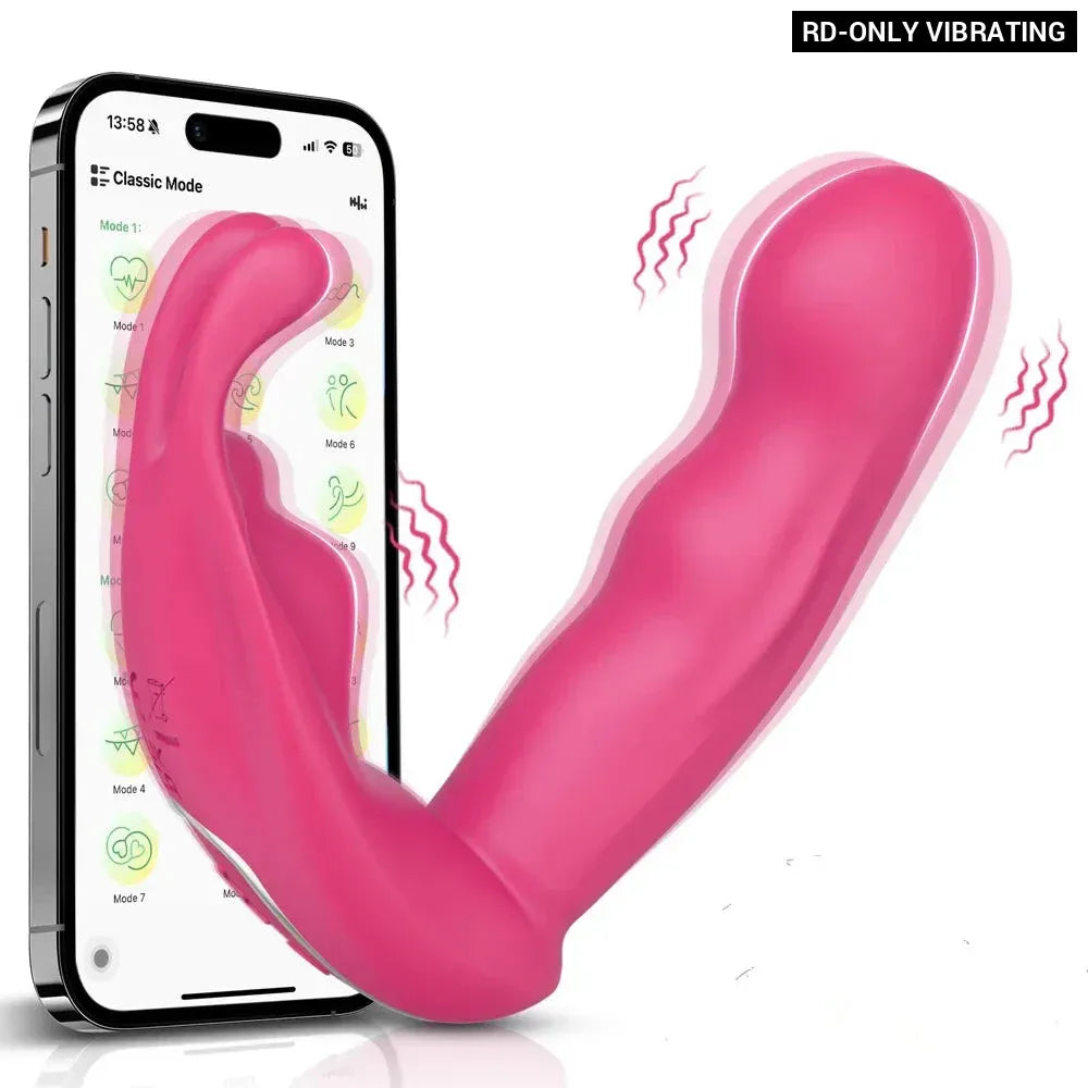 App Controlled Thrusting Vagina Panties Vibrator Wearable