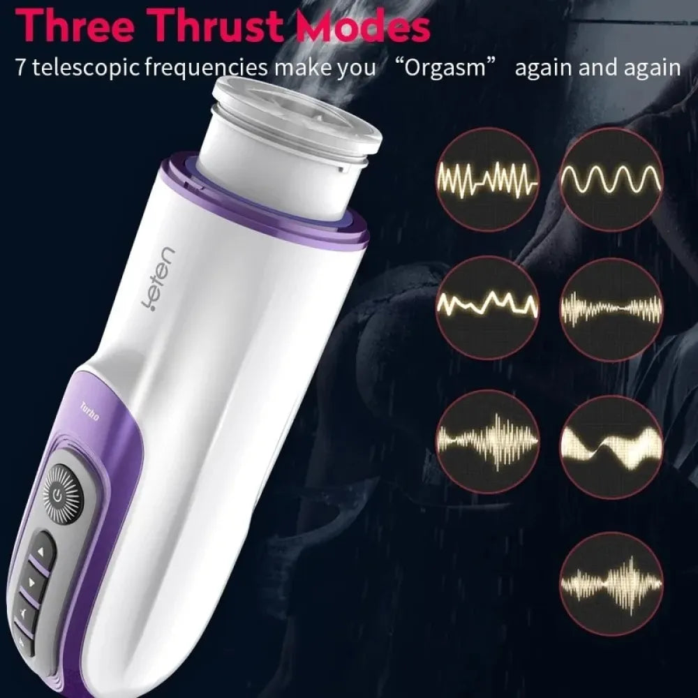 Automatic Piston Retractable Heating Male Masturbator