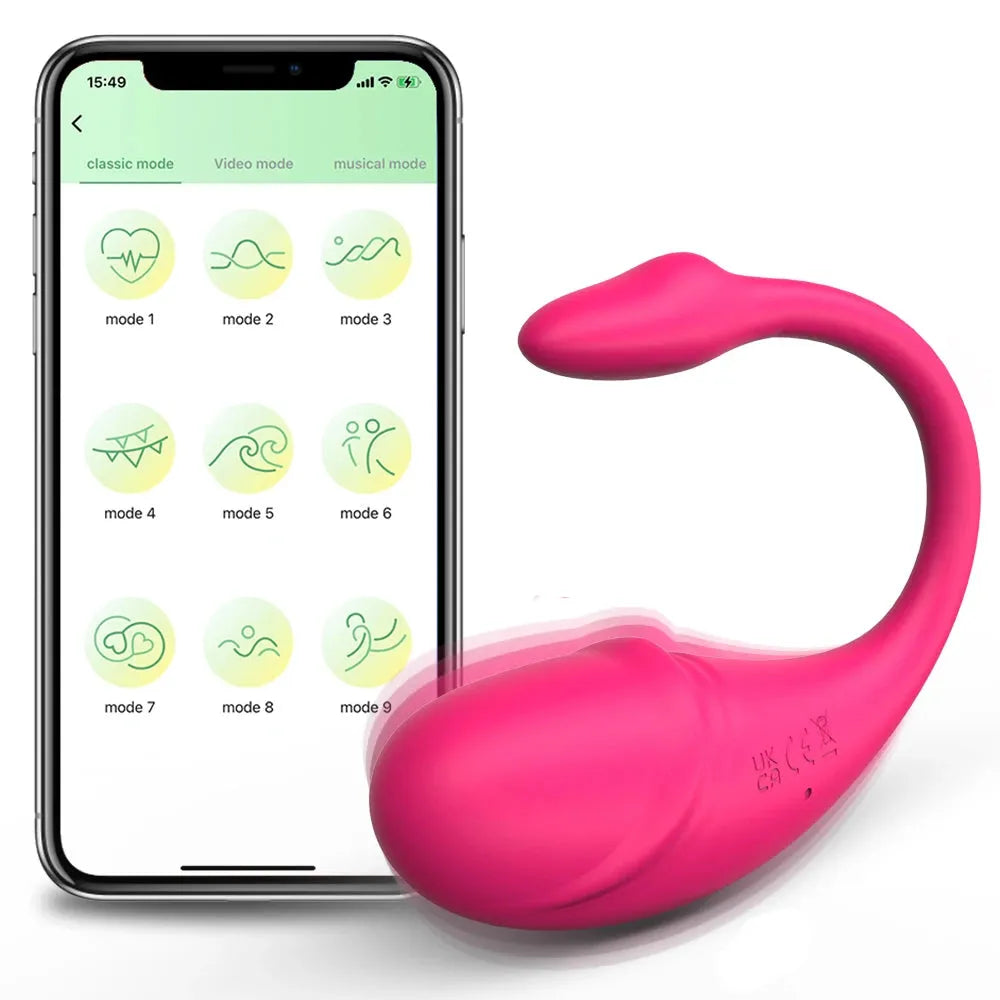 Bluetooth Wearable Egg Vibrator For Women