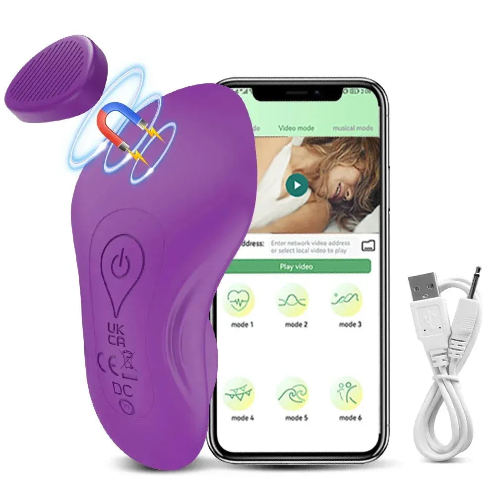 Bluetooth Wearable Vibrator for Women - Magnetic Egg
