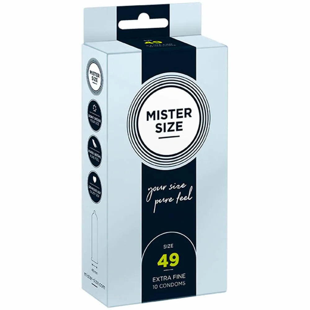 Condoms By Mister Size Extrafine 49 Mm