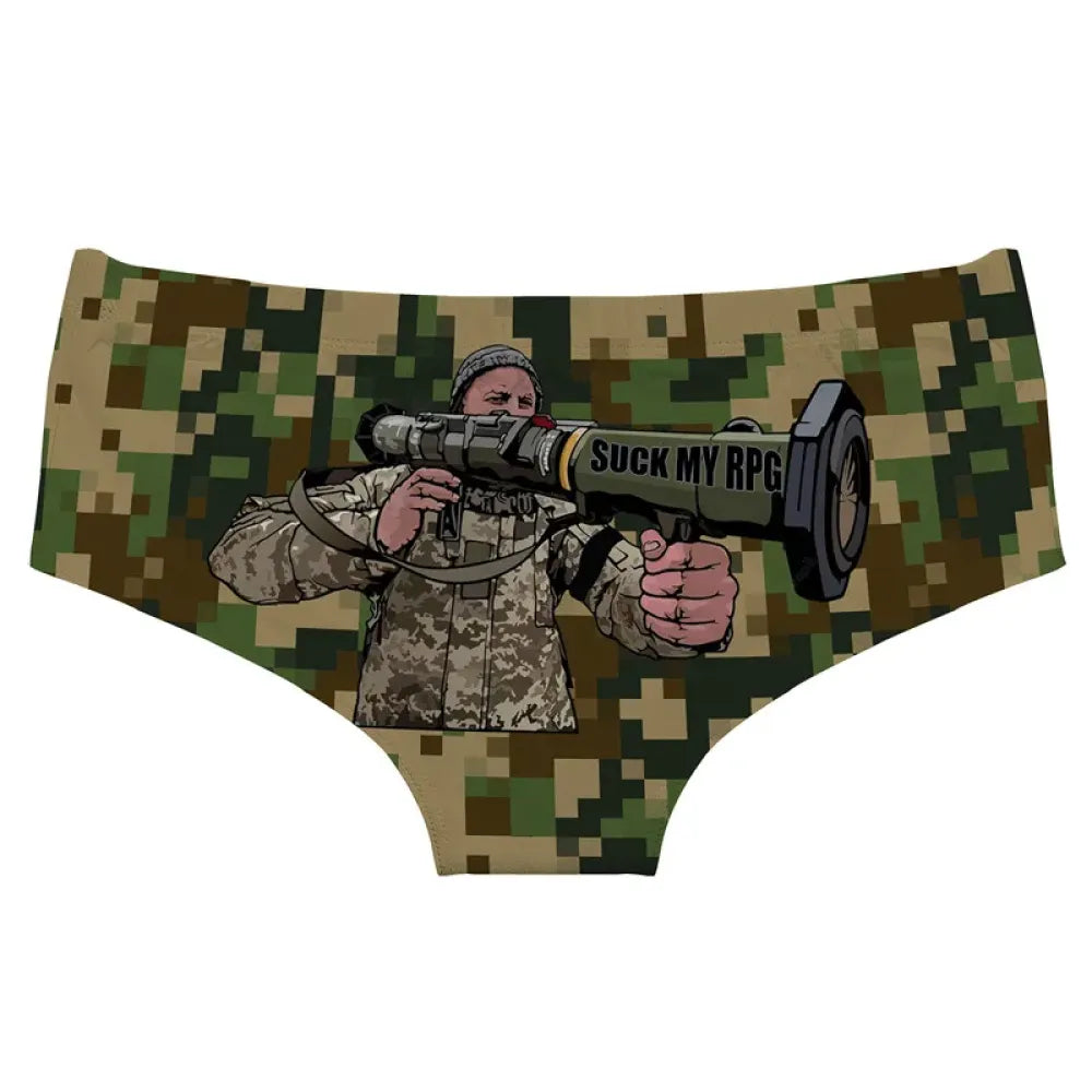 DeanFire Camouflage Print Super Soft Low Rise Women’s