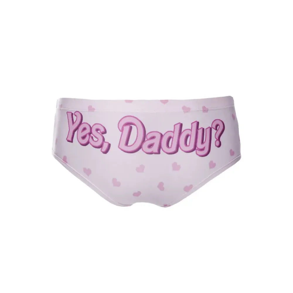 DeanFire Kawaii 3D Panties Women Underwear Yes Daddy Hearts