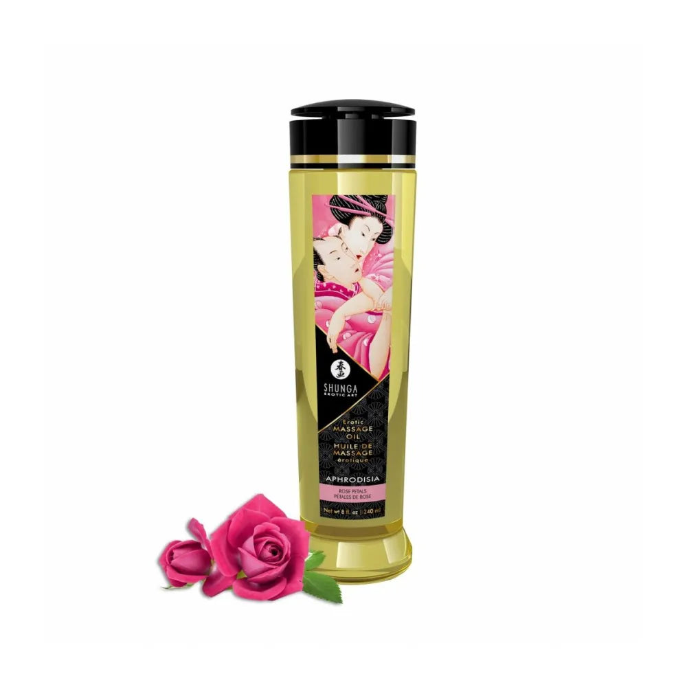 Erotic Massage Oil By Shunga 240 Ml Roses