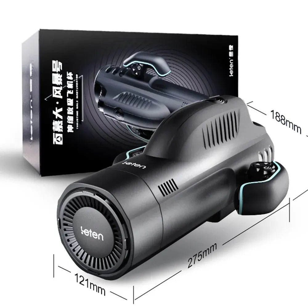 High Speed Telescopic Male Masturbator Heating Moaning