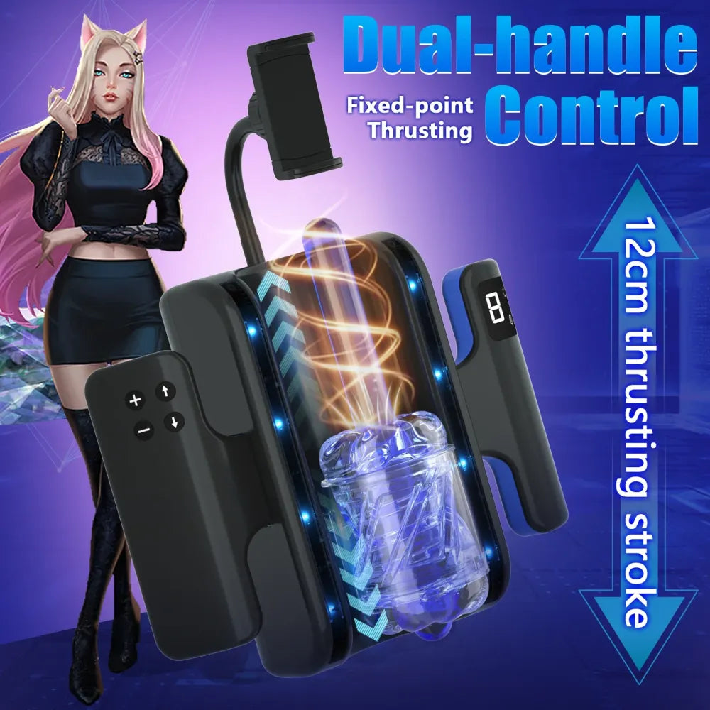 High Speed Telescopic Masturbator for Men 18