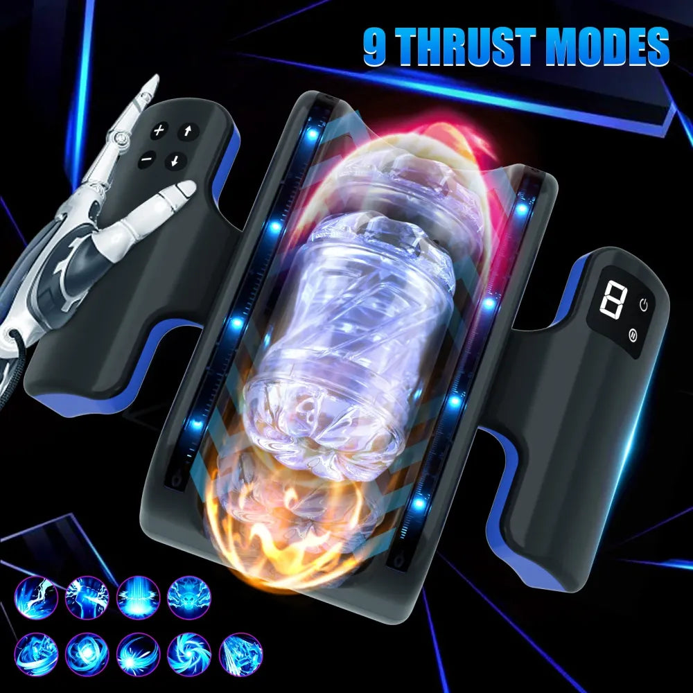 High Speed Telescopic Masturbator for Men 18