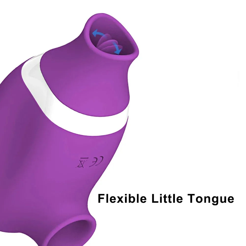 Intense Clit Sucker Oral Tongue Vibrator for Women