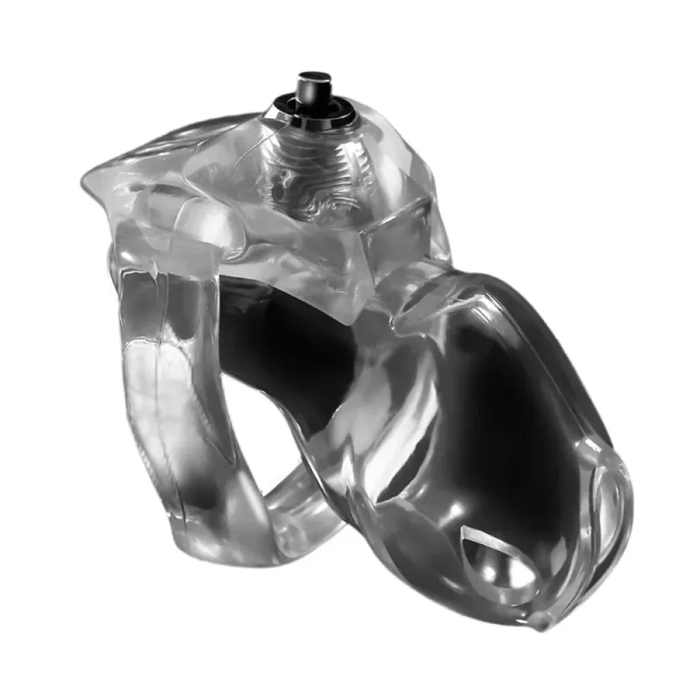 Large Plastic Male Chastity Cage Exercise Bondage S