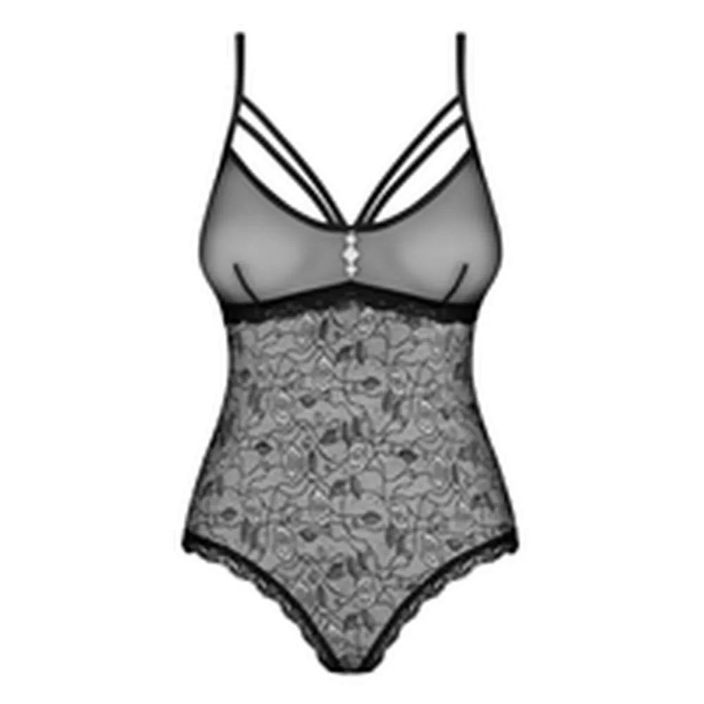 Leotard By Obsessive 818-Ted-1 L/Xl Black L/Xl