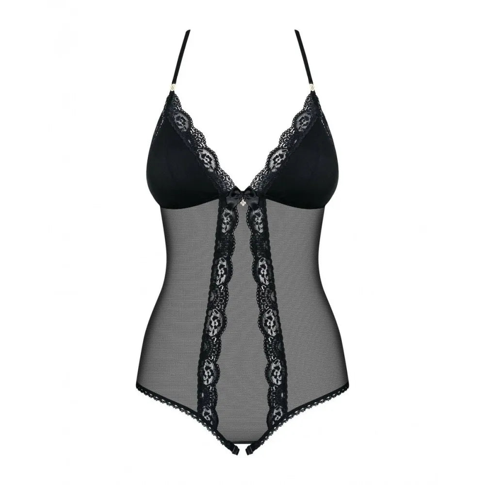 Leotard By Obsessive 841-Ted-1 L/Xl Black L/Xl