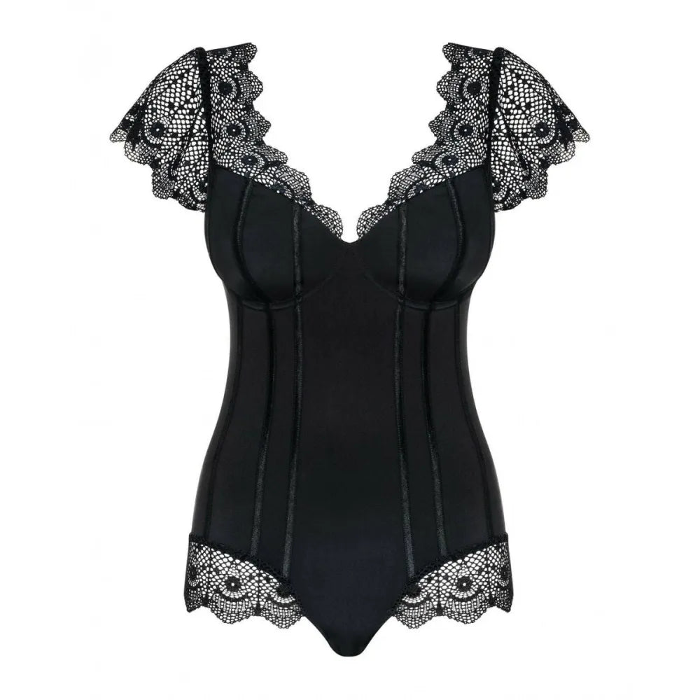 Leotard By Obsessive Moketta S/M Black