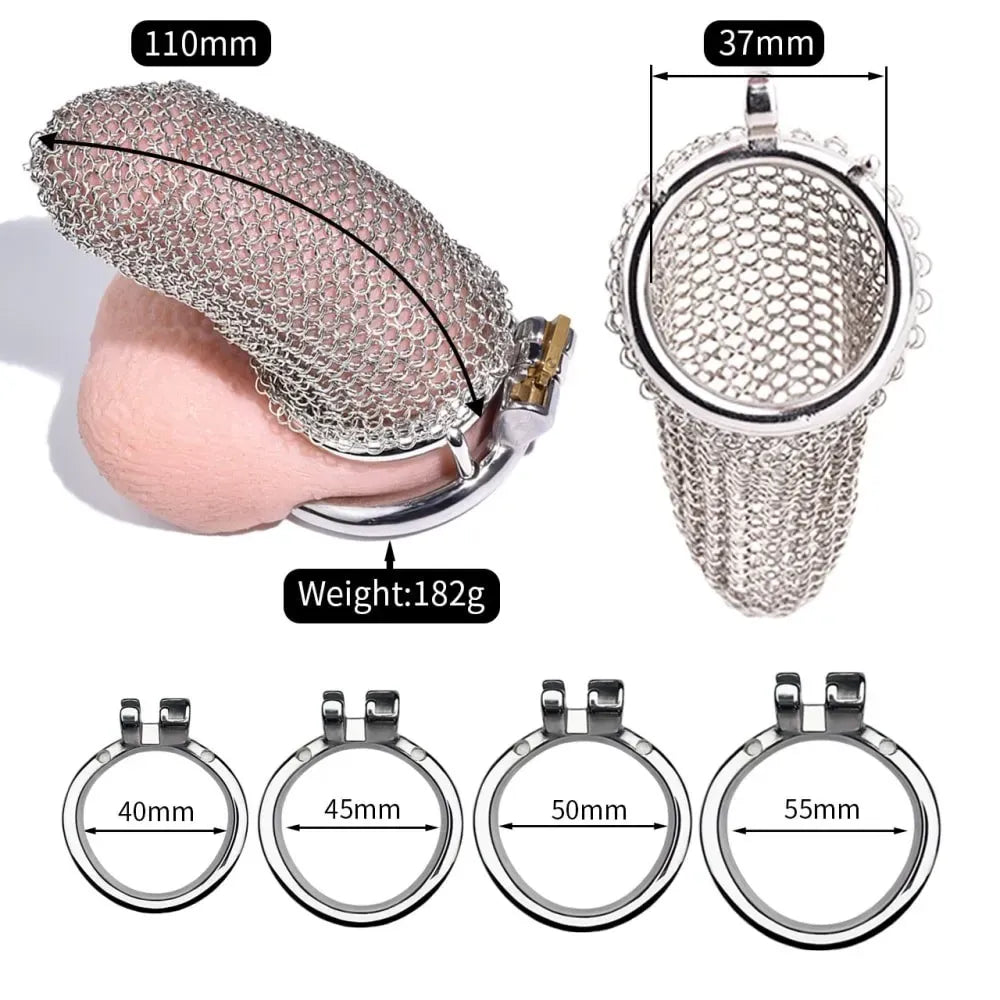 Lightweight Male Chastity Cage Metal Cock Cage for Men