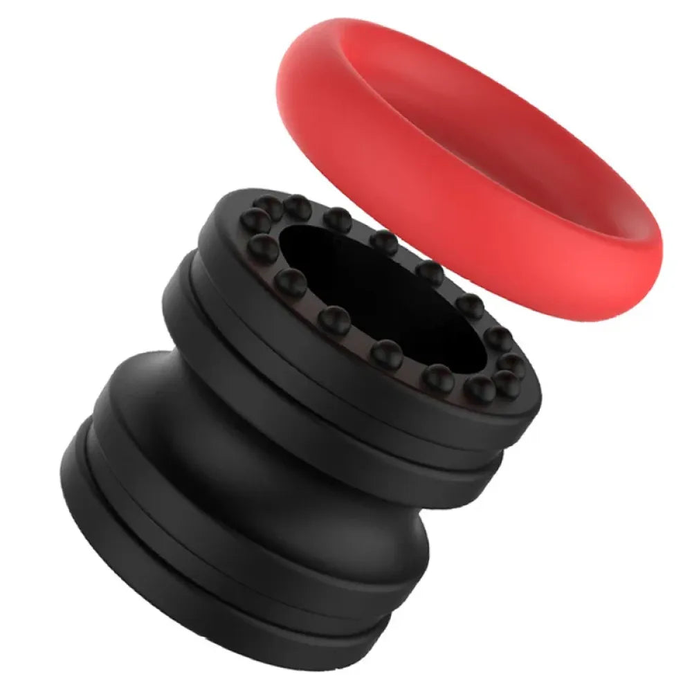 Locking Cock Ring For Men Delay Ejaculation & Scrotal