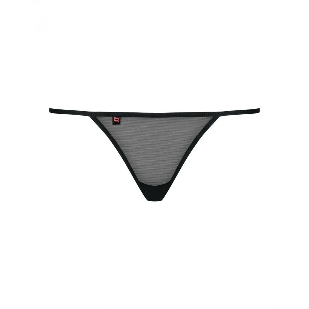 Luiza Thong With Lace By Obsessive Bg046-Sm S/M
