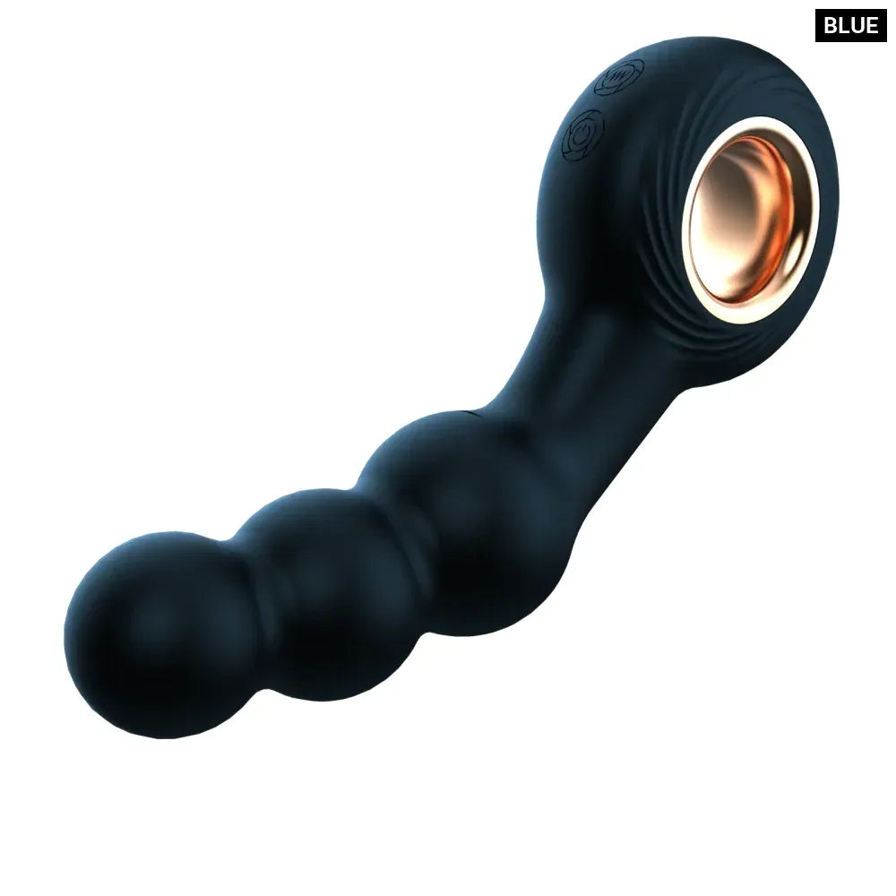Male Prostate Massager 3 Beads Vibrating Anal Stimulation
