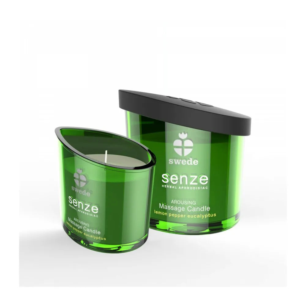 Massage Candle By Swede Arousing Eucalyptus Lemon Pepper 50