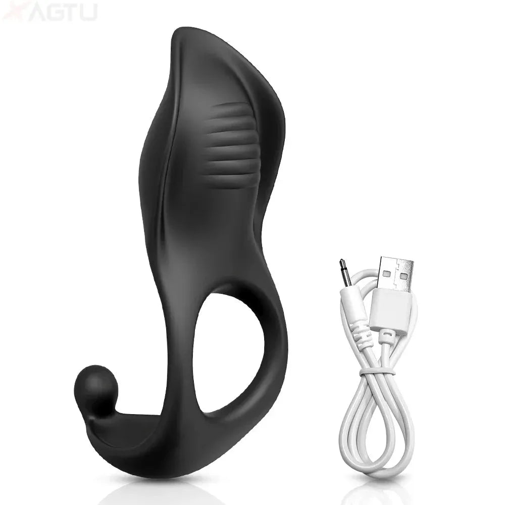 Men’s Vibrating Cock Ring for Delayed Ejaculation