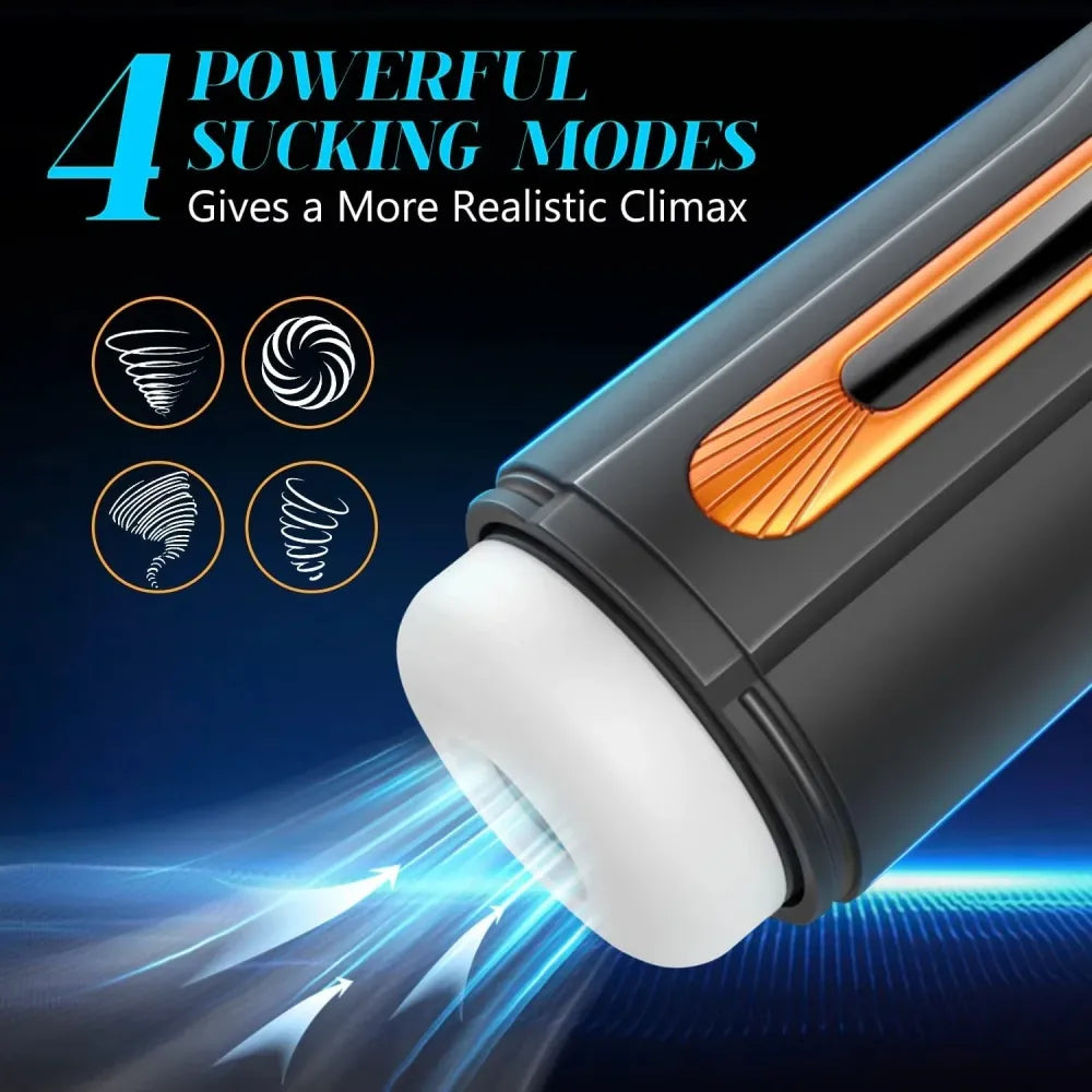 Powerful Automatic Male Masturbator 10 Vibrating Thrusting