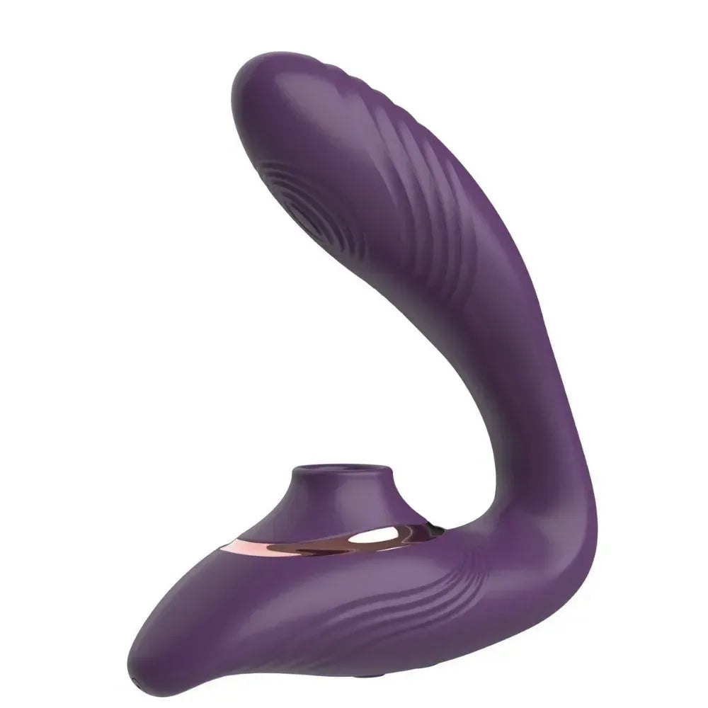 Powerful Dual Stimulation Clit Sucker & G-Spot Vibrator