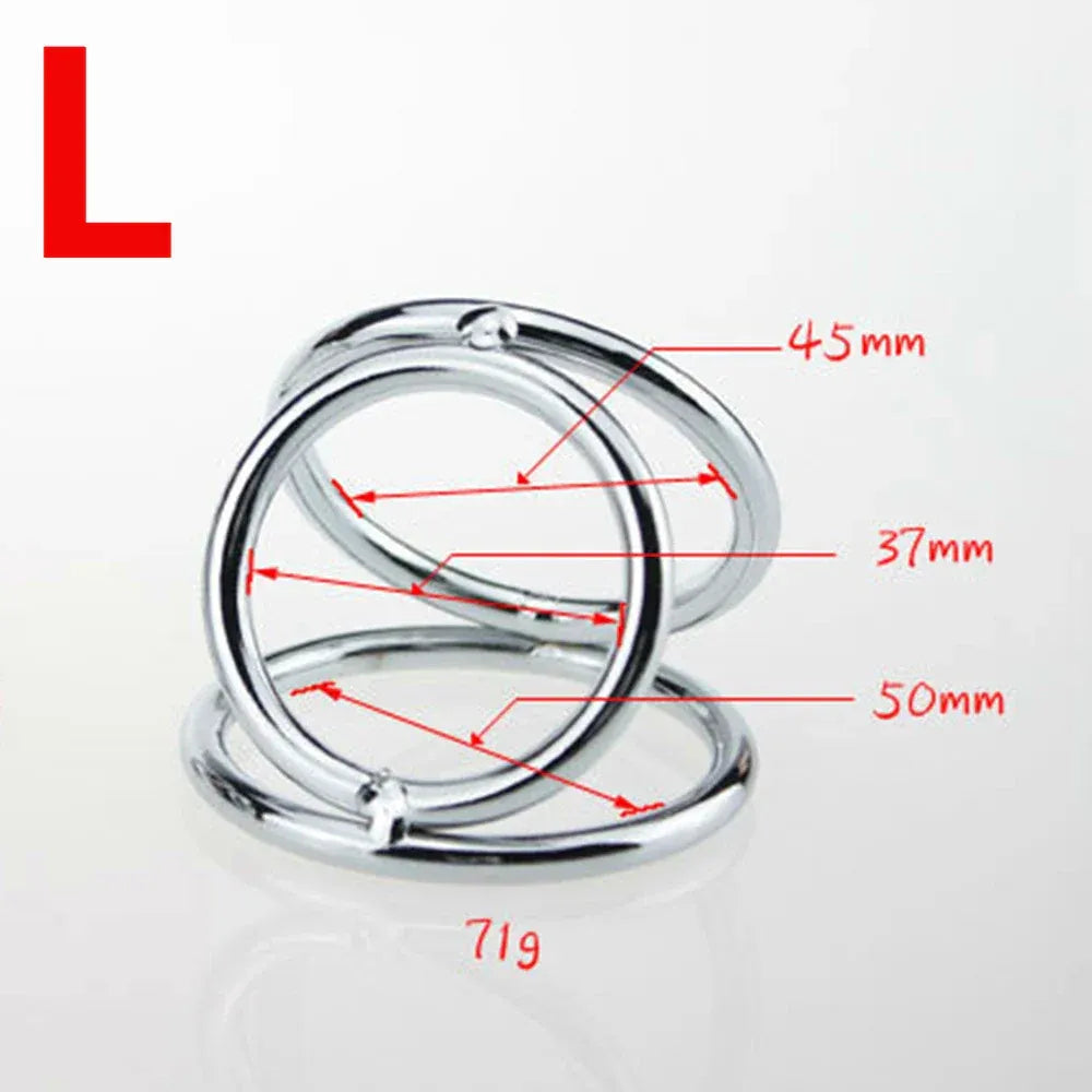 Stainless Steel Cock Ring For Men Delay Ejaculation