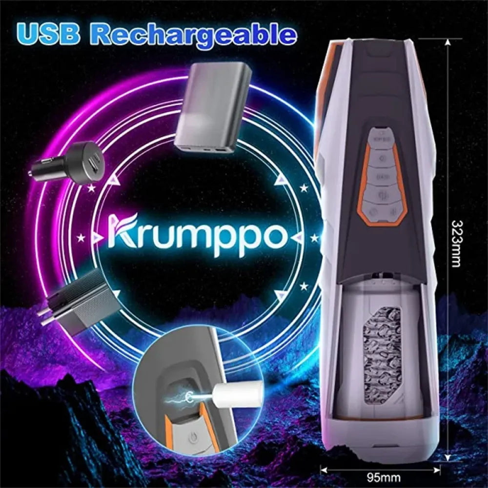 Telescopic Male Masturbation Toy Automatic Rotation Sucking