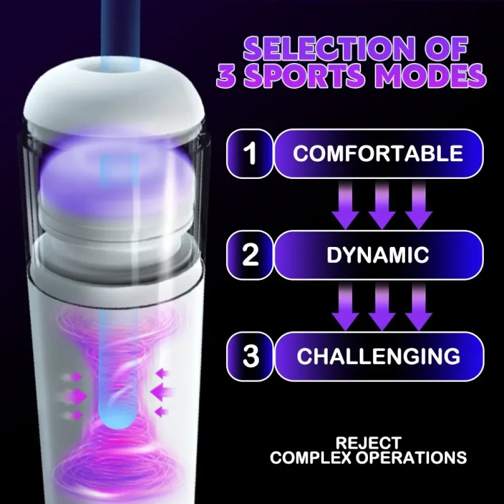 Telescopic Sucking Machine Automatic Masturbator