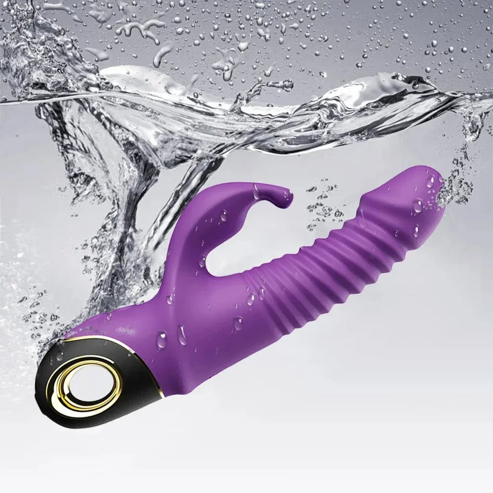 Thrusting Rabbit Vibrator for Women G Spot Stimulation