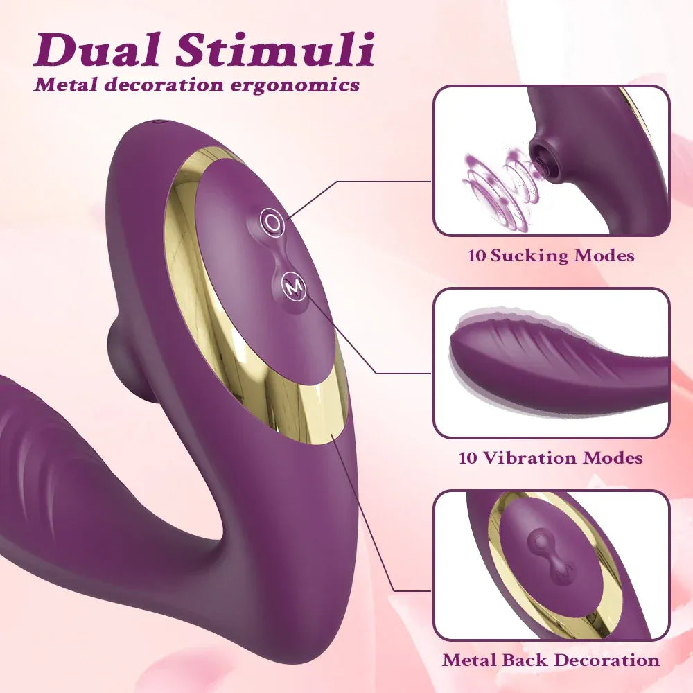 Vibrating Clit Sucker for Women G Spot Stimulator Female