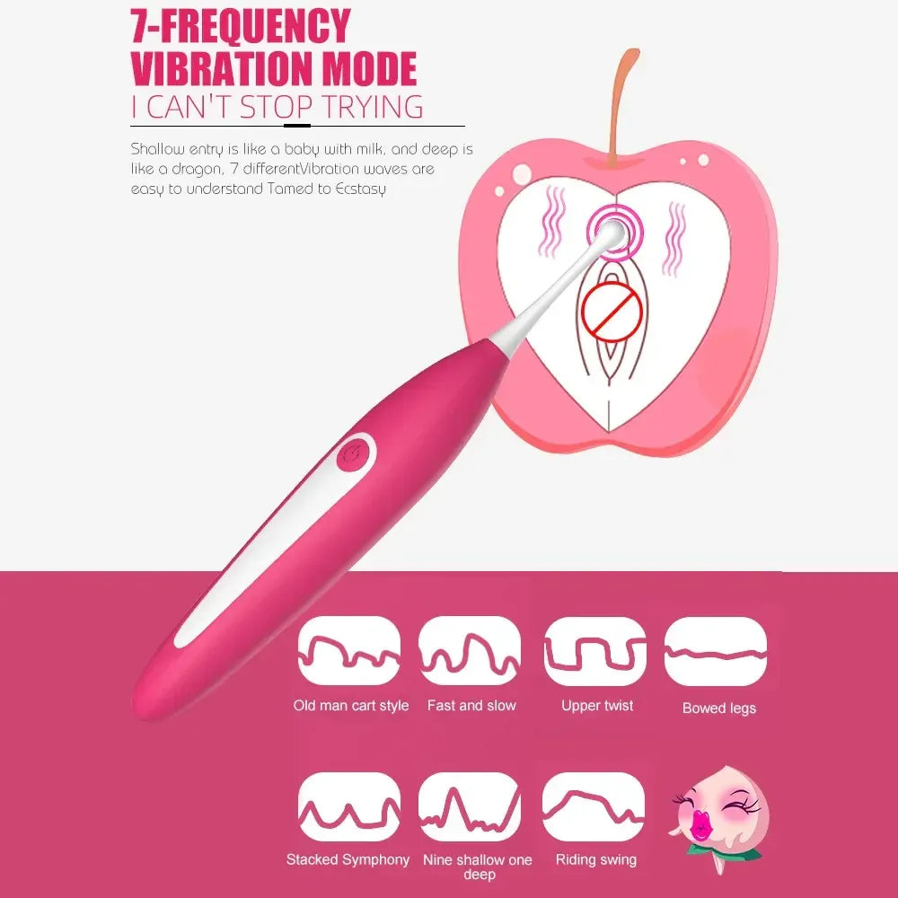 Waterproof Clit & Anal Vibrator + 2 Accessories For Women &