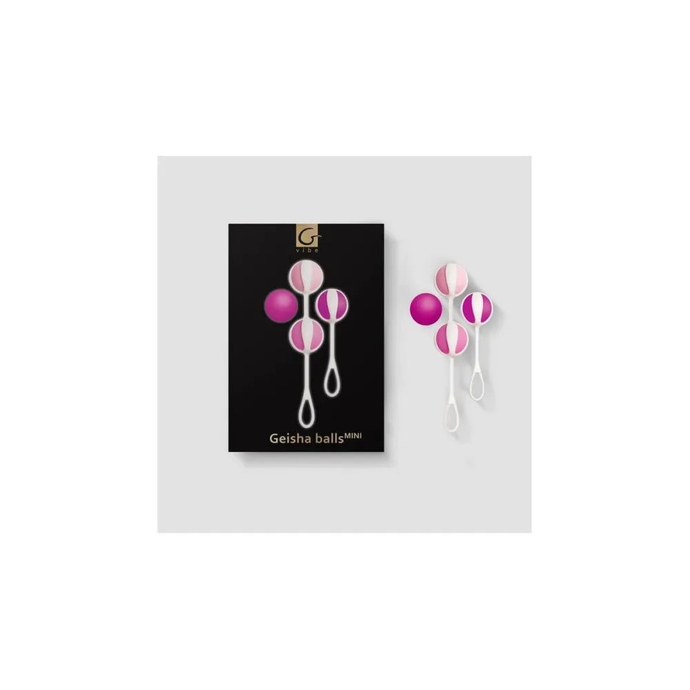 Weighted Kegel Training Kit By Gvibe Geisha Mini Fuchsia