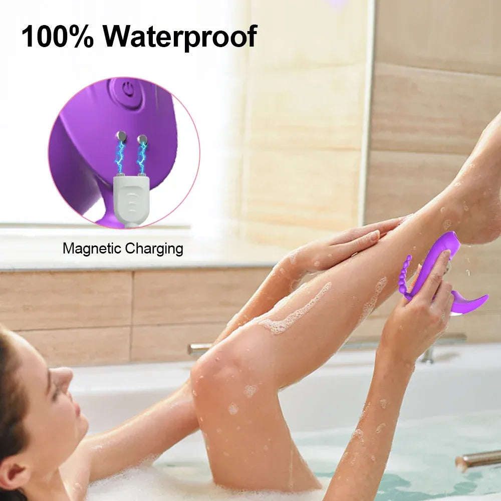 Wireless G-Spot Sucker & Clit Stimulator for Couples