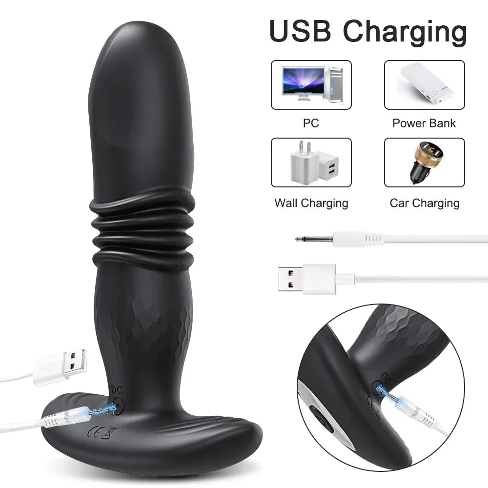 Wireless G Spot Vibrator for Women Remote Control Thrusting