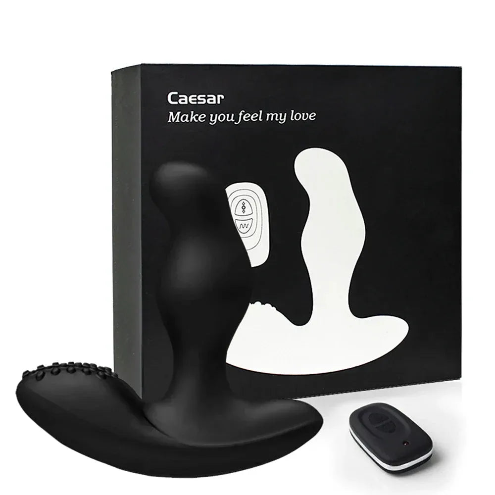 Wireless Prostate Vibrator For Men Remote Control Anal Plug