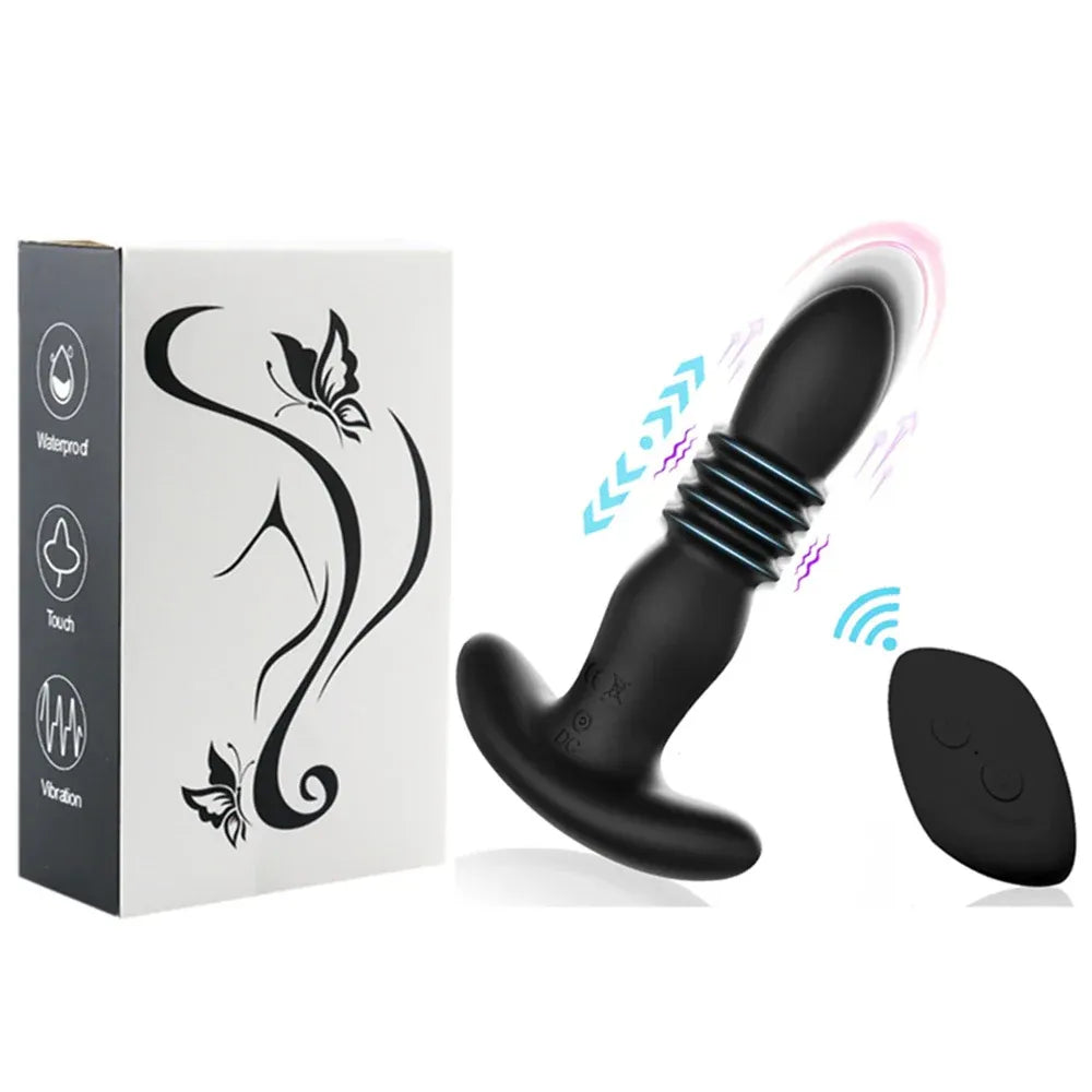 Wireless Telescopic Anal Vibrator For Prostate Massage